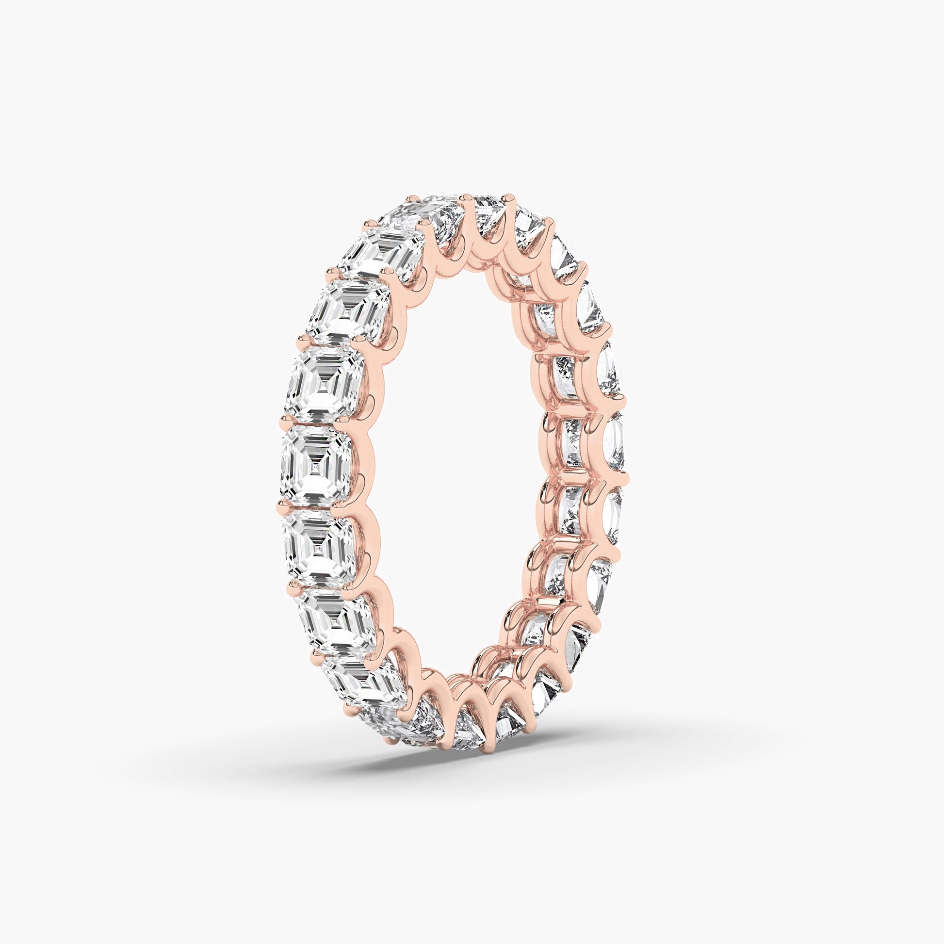 rose gold silver wedding bands