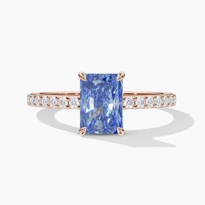 bluestone diamond ring