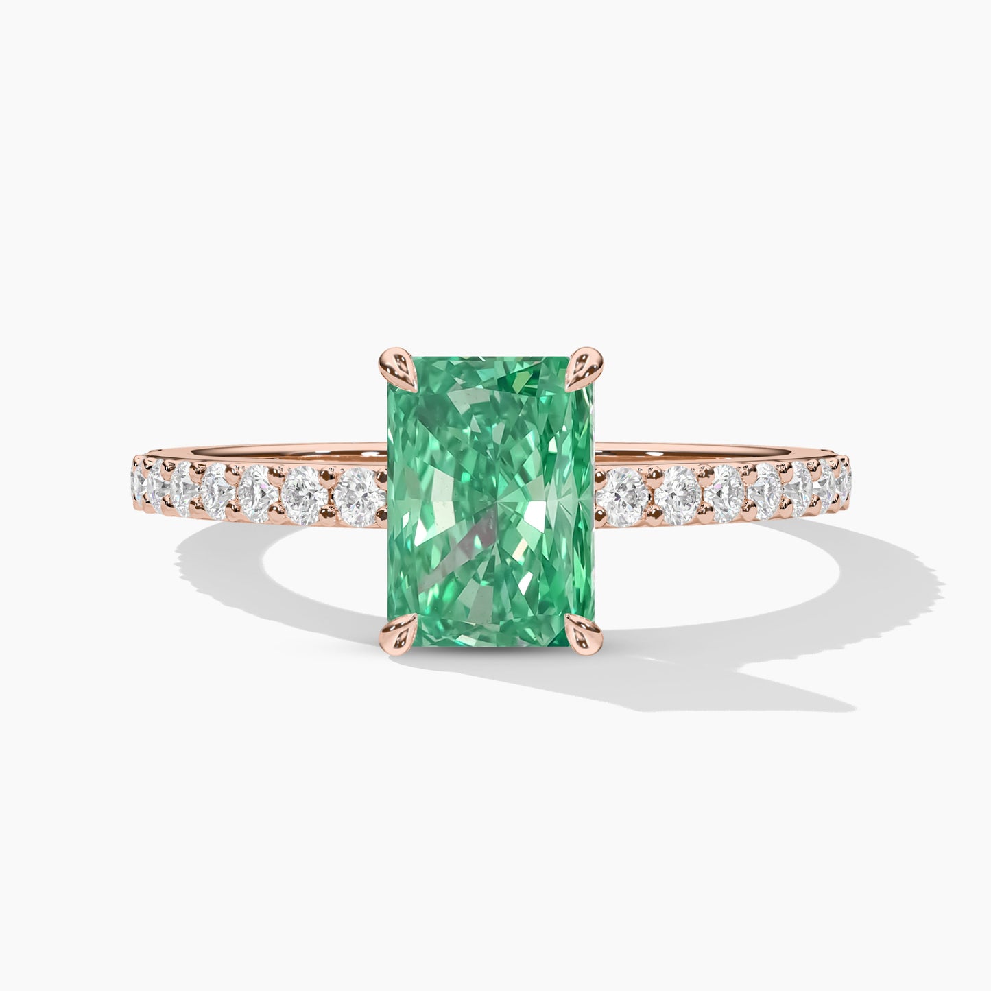 rose gold plated chandi ring for women