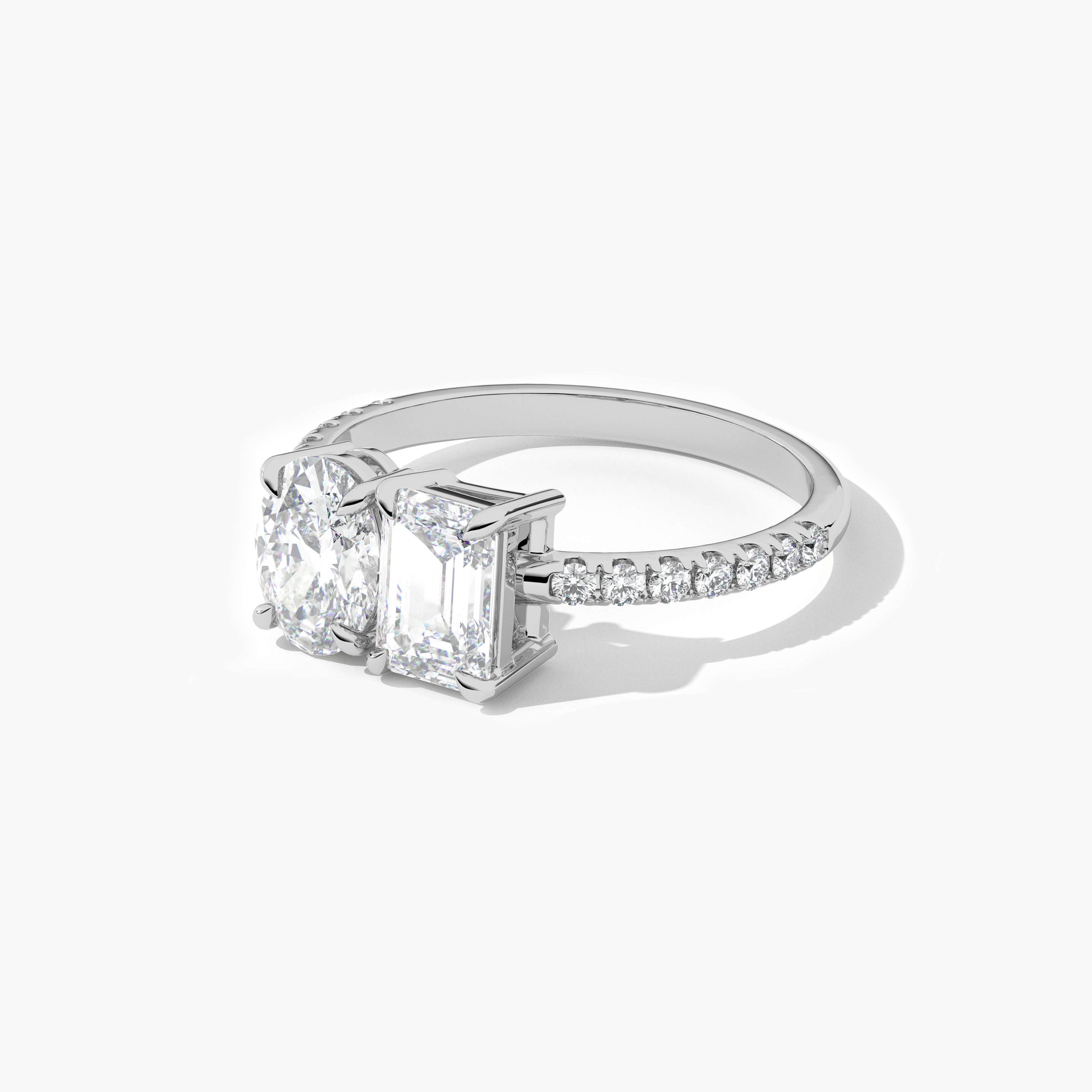 toi et moi engagement ring