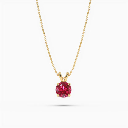 Ruby diamond necklace womens​
