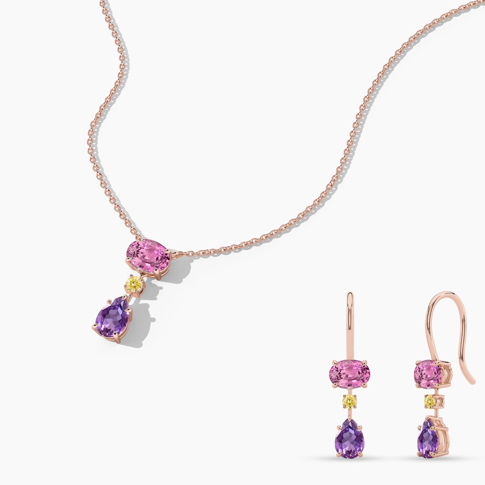 silver gemstone necklace