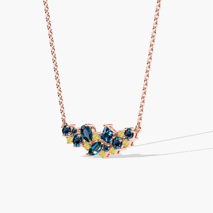 simple diamond necklace​