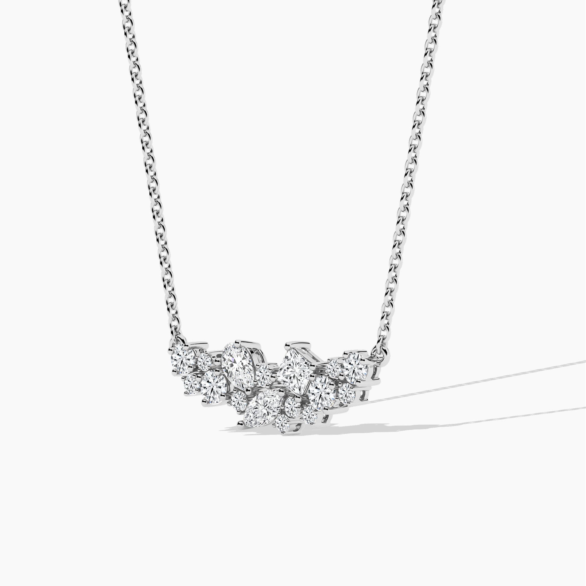 simple diamond necklace