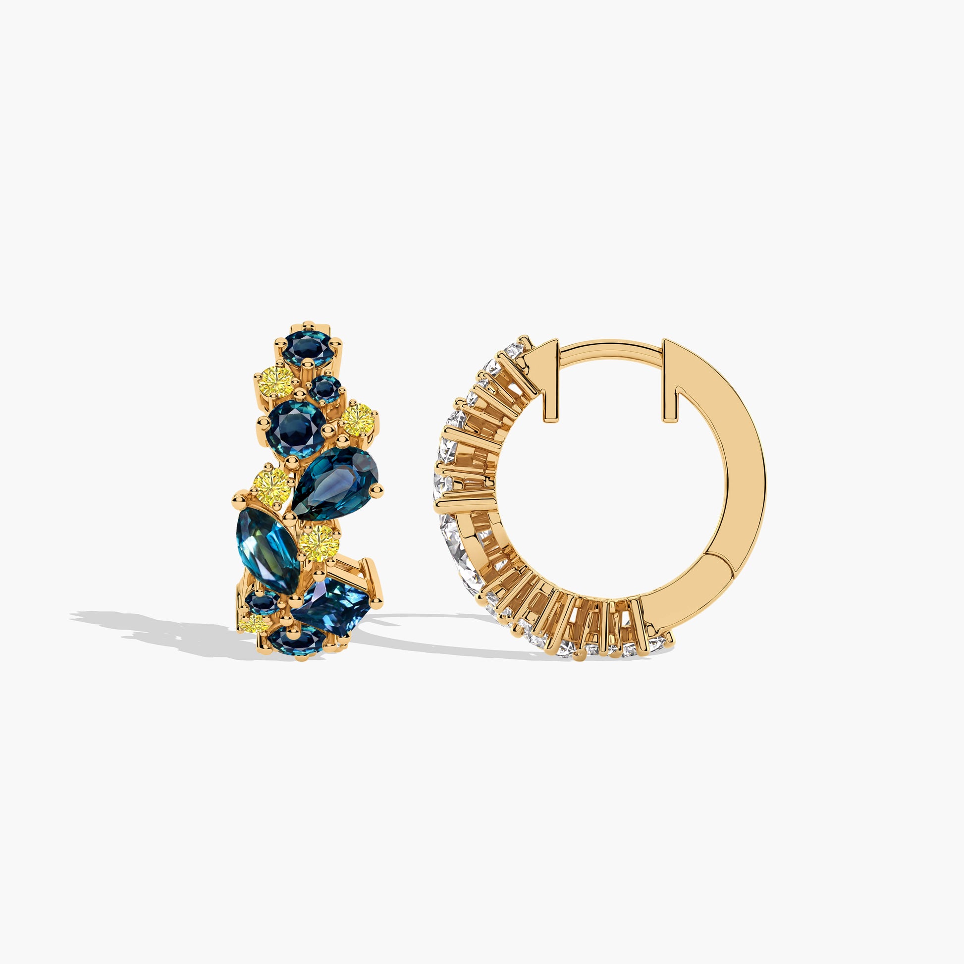 925 sterling silver hoop earrings