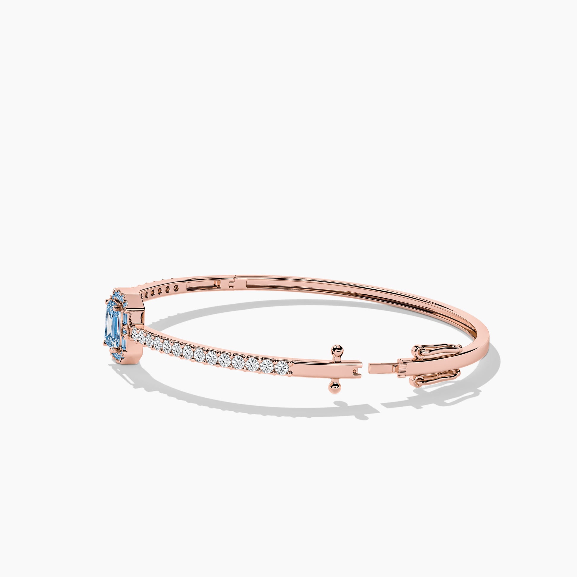 sky blue diamond bracelet