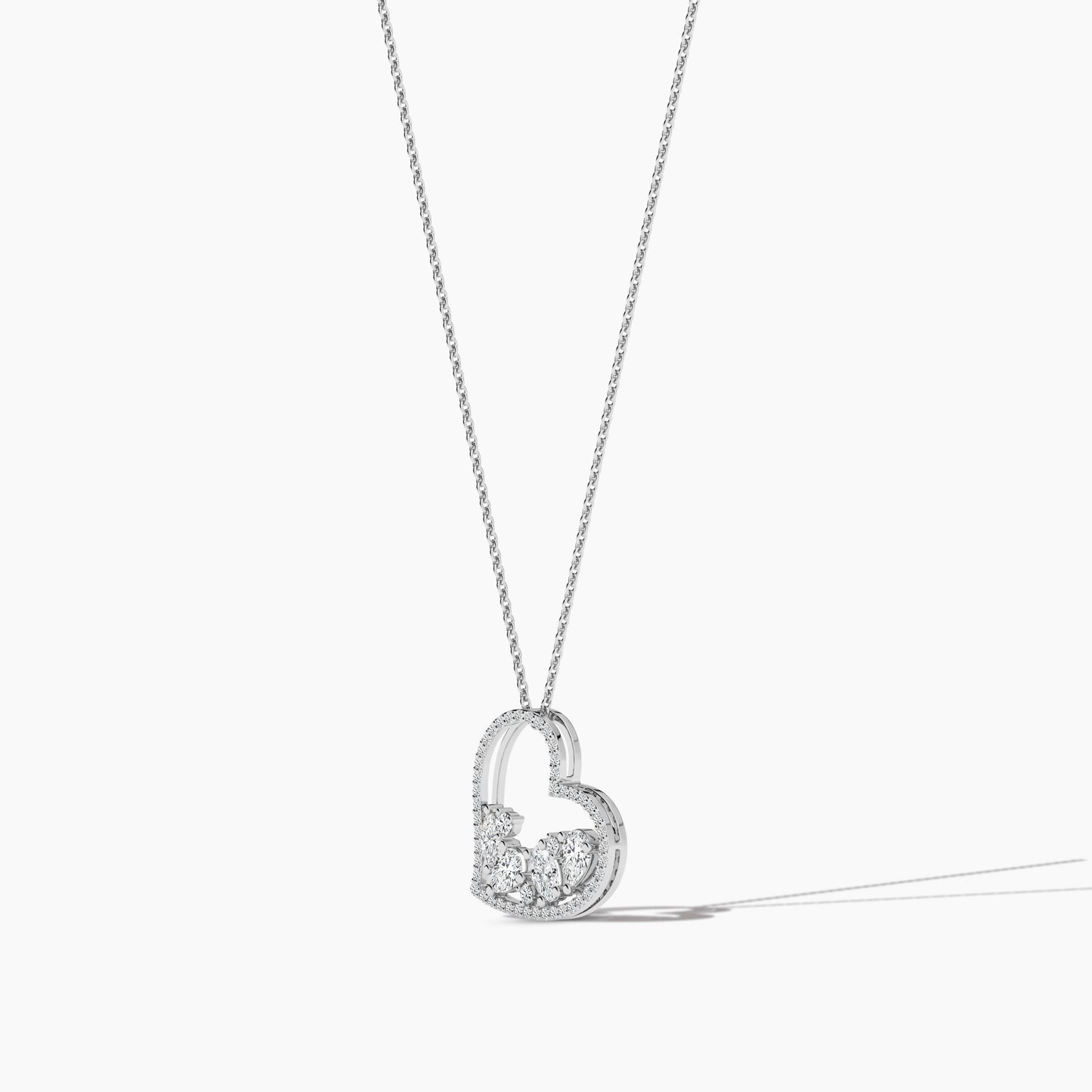 small silver pendant necklace