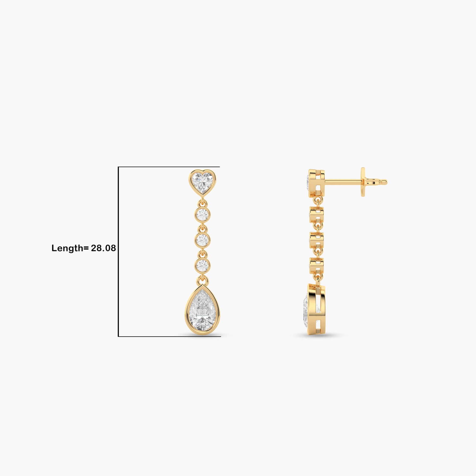 stone earrings long
