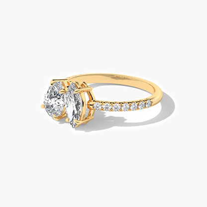 engagement silver ring for women