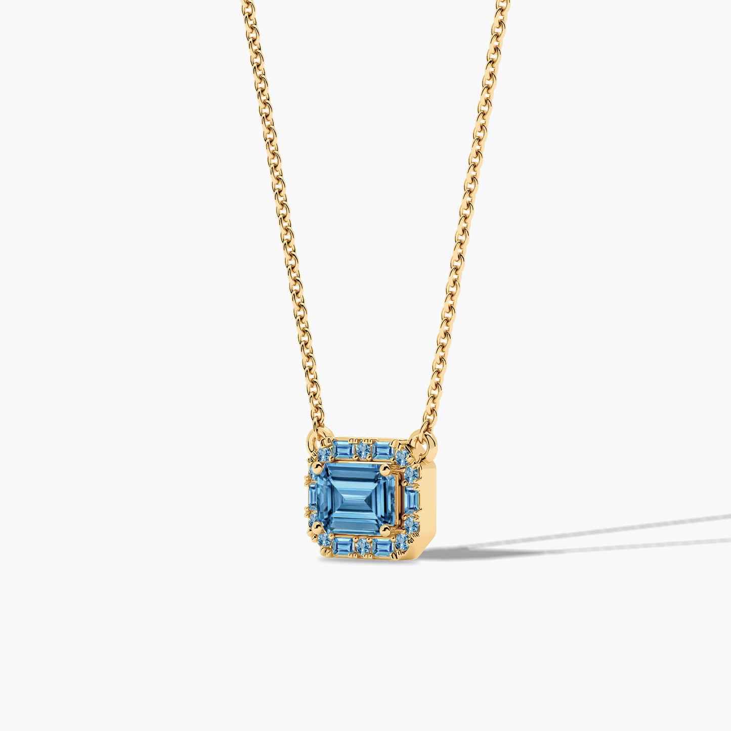 silver pendant blue stone