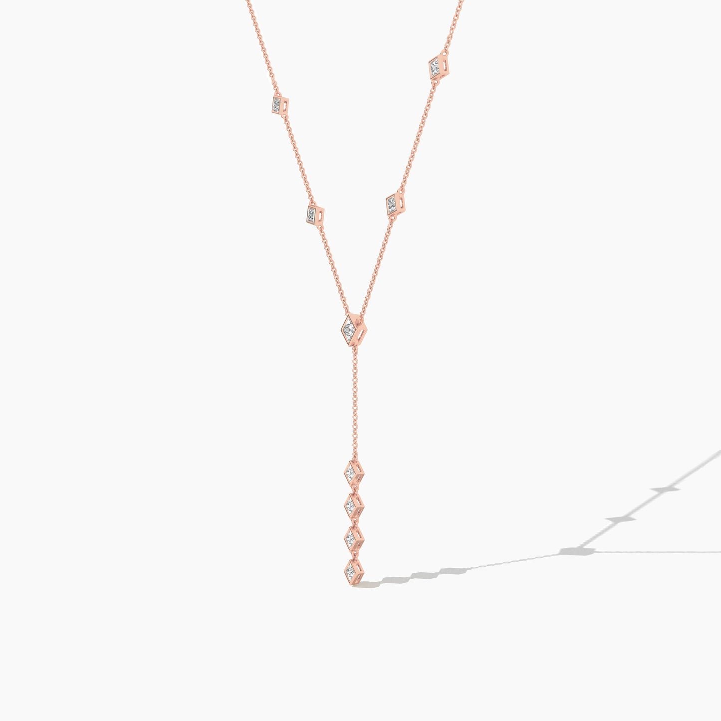 silver diamond necklace