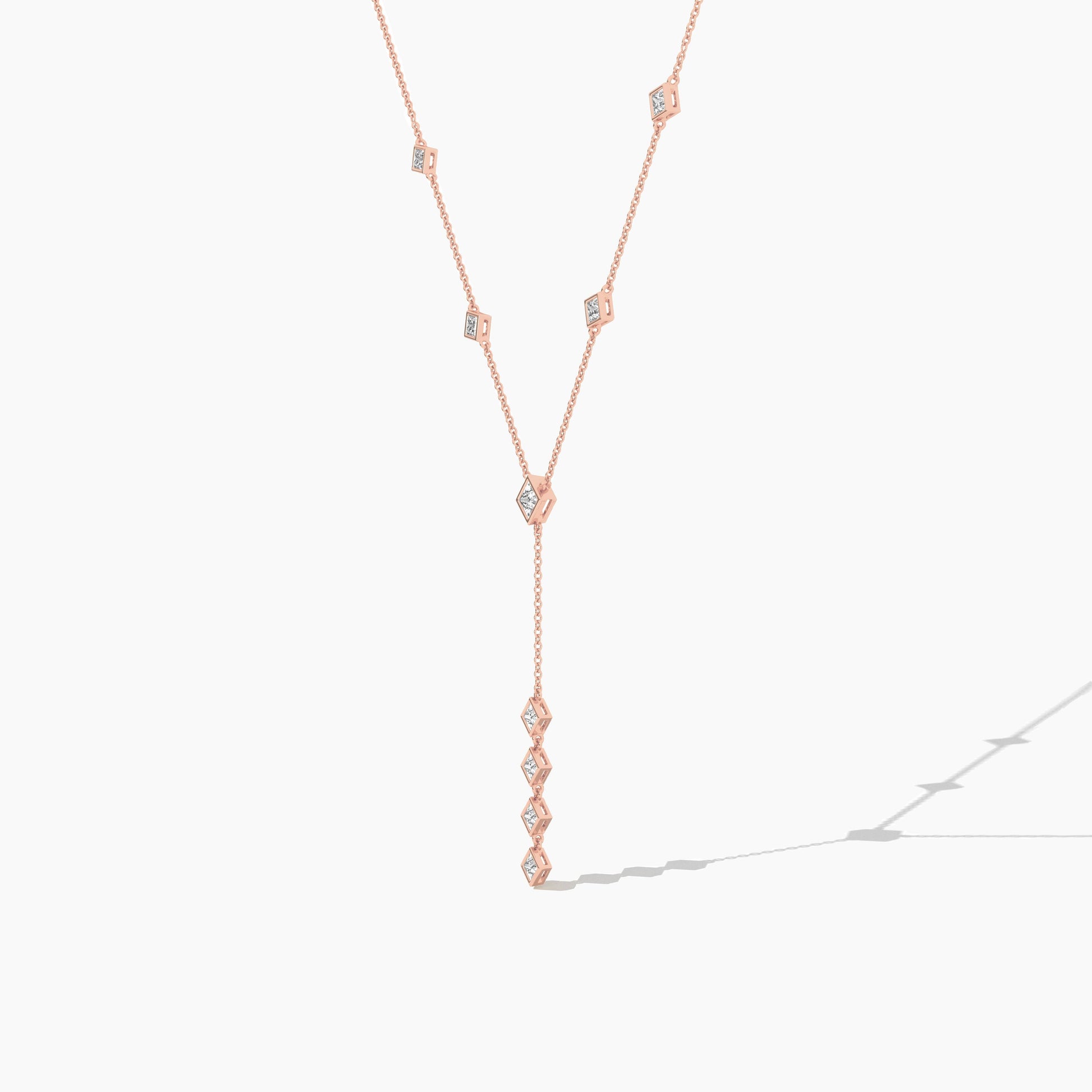 silver diamond necklace