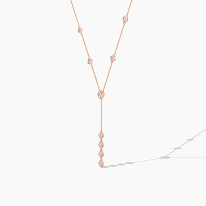 silver diamond necklace