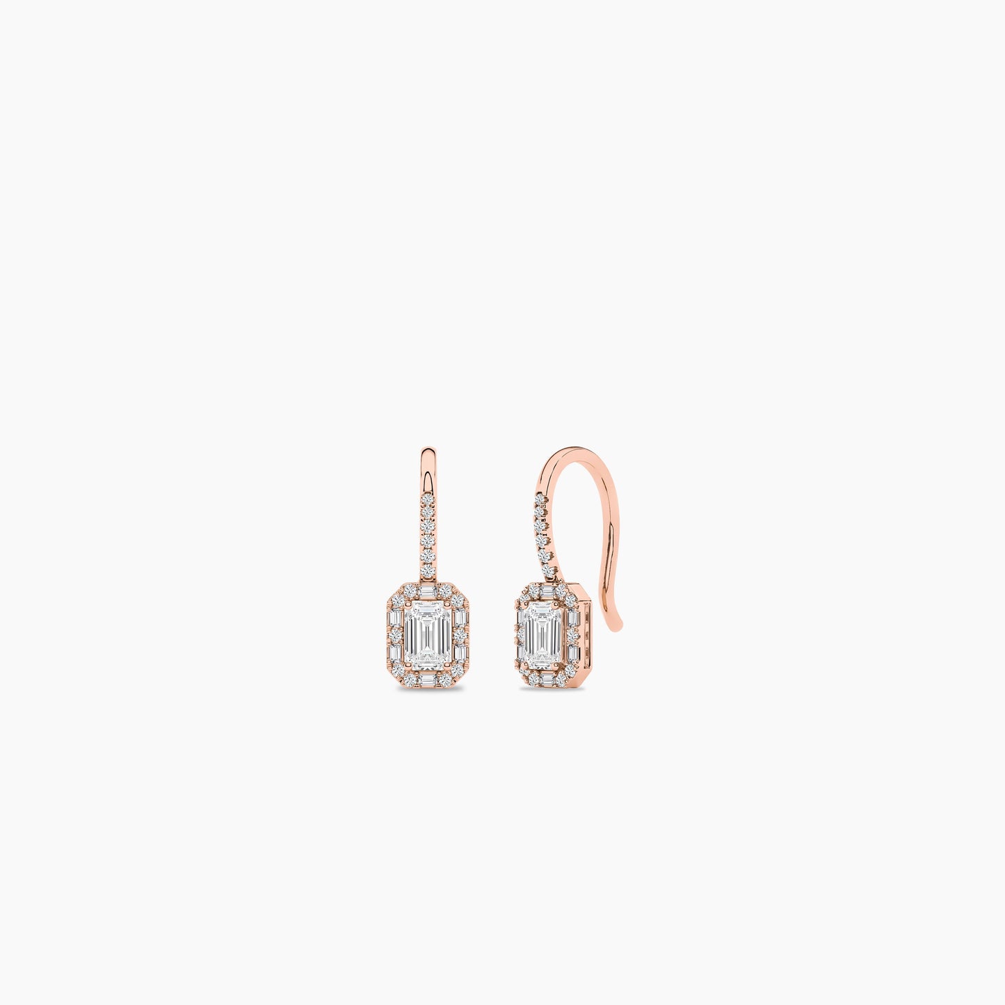dangle hoop earrings