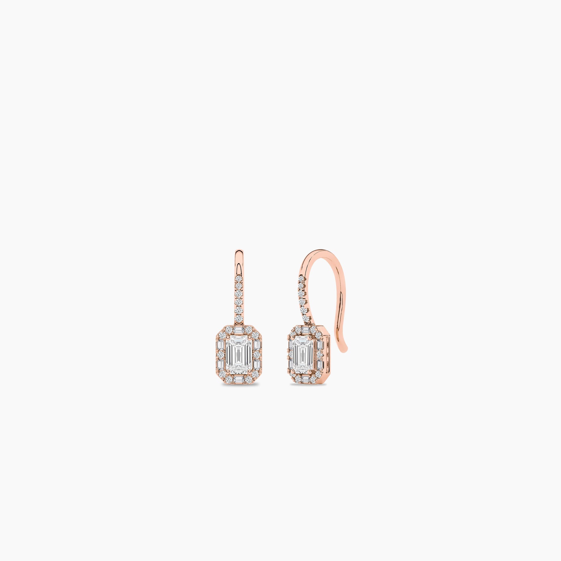 dangle hoop earrings