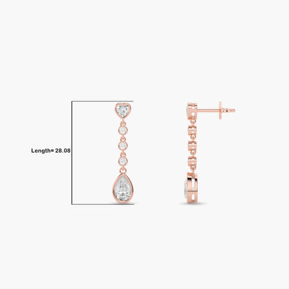 simple drop earrings