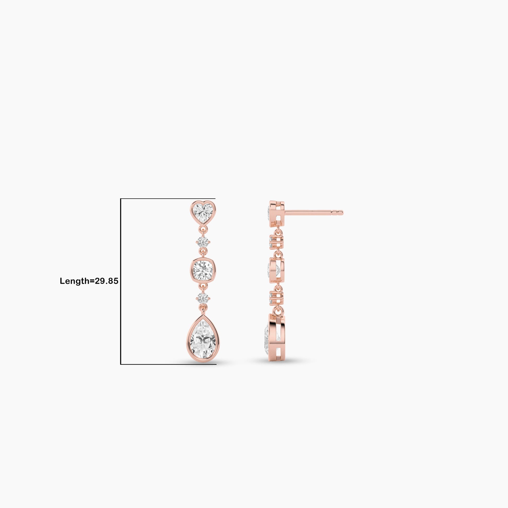 silver dangle earrings