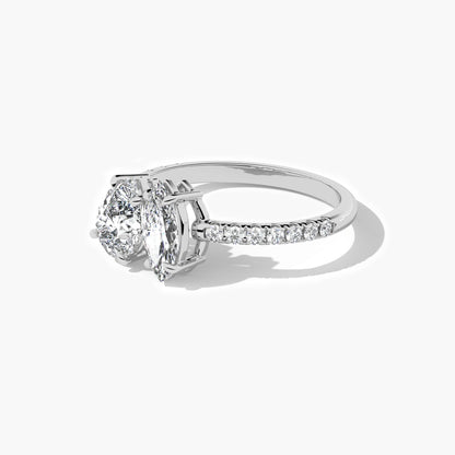 silver engagement rings