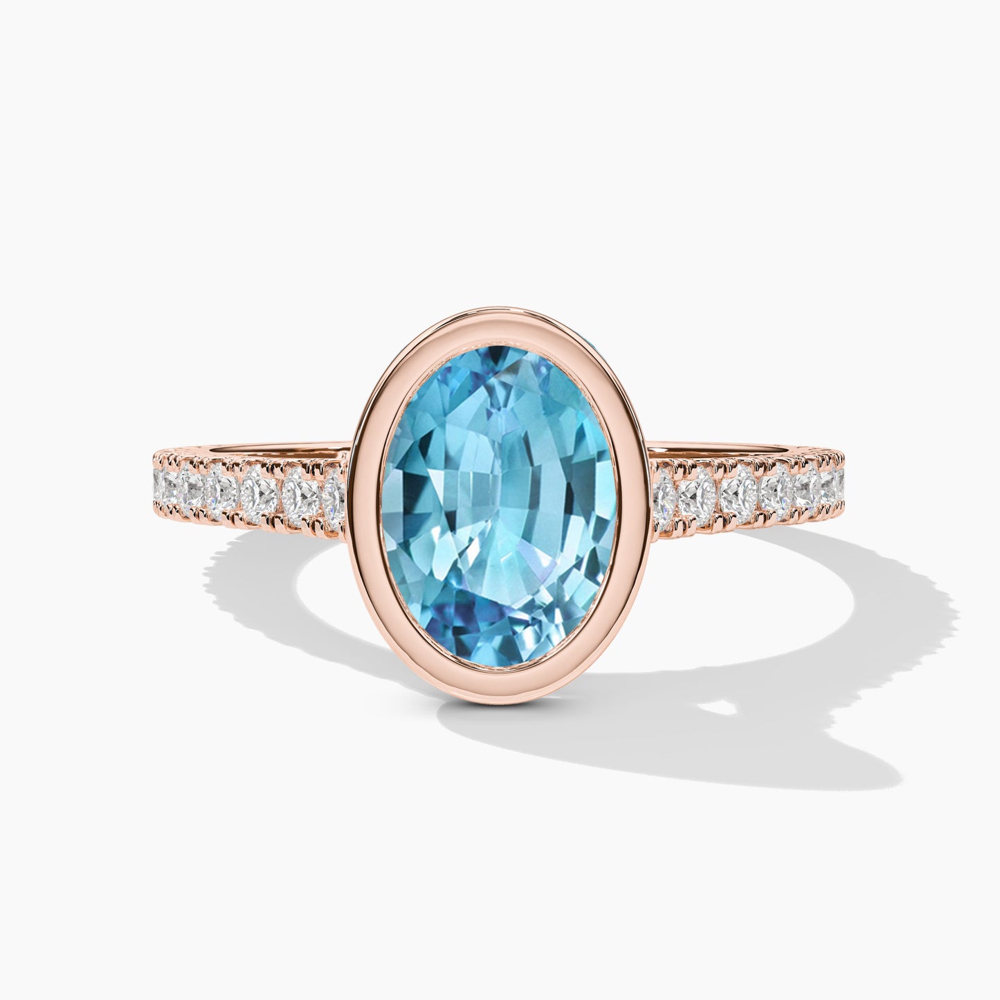 aquamarine eternal love ring