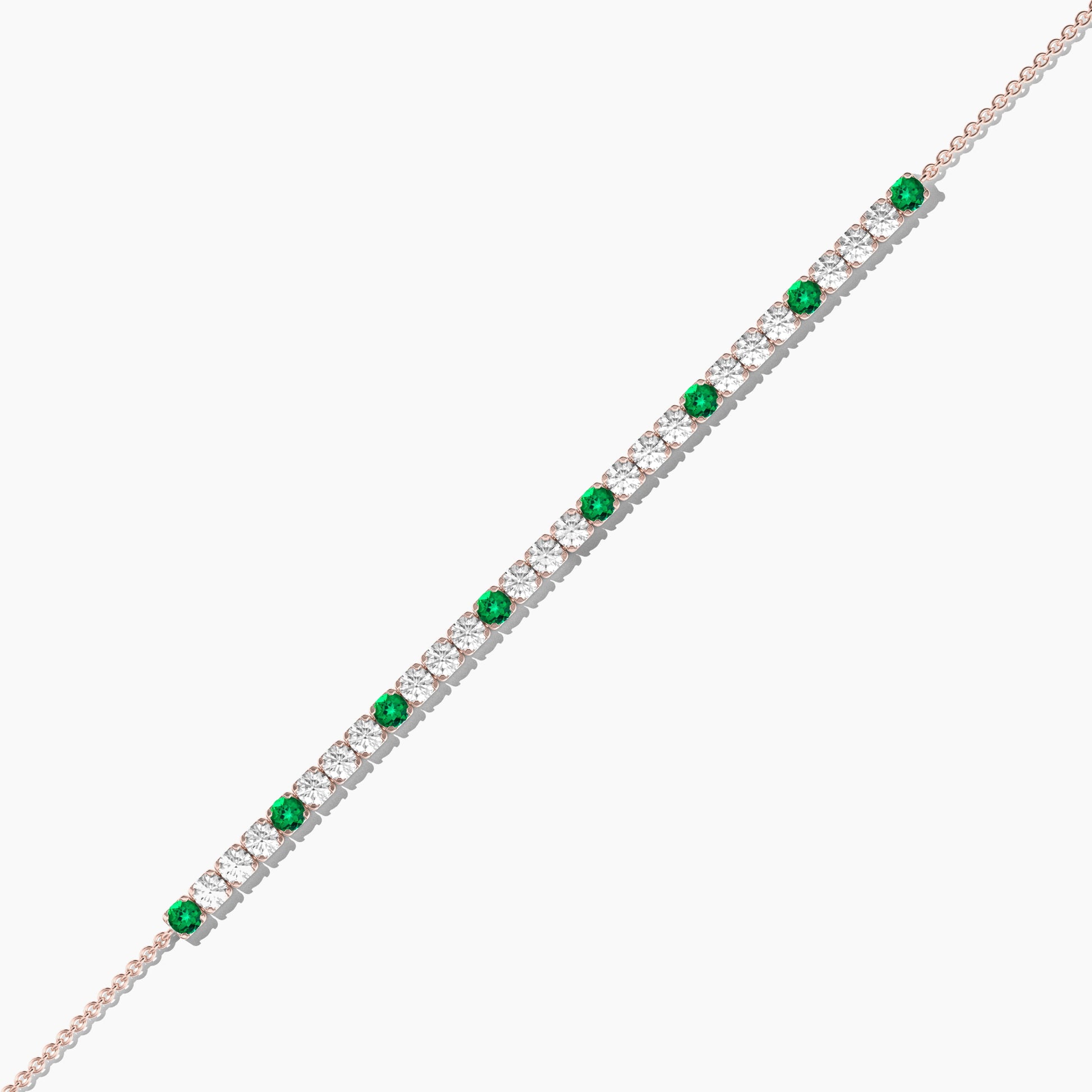 Emerald and Diamond Bracelets