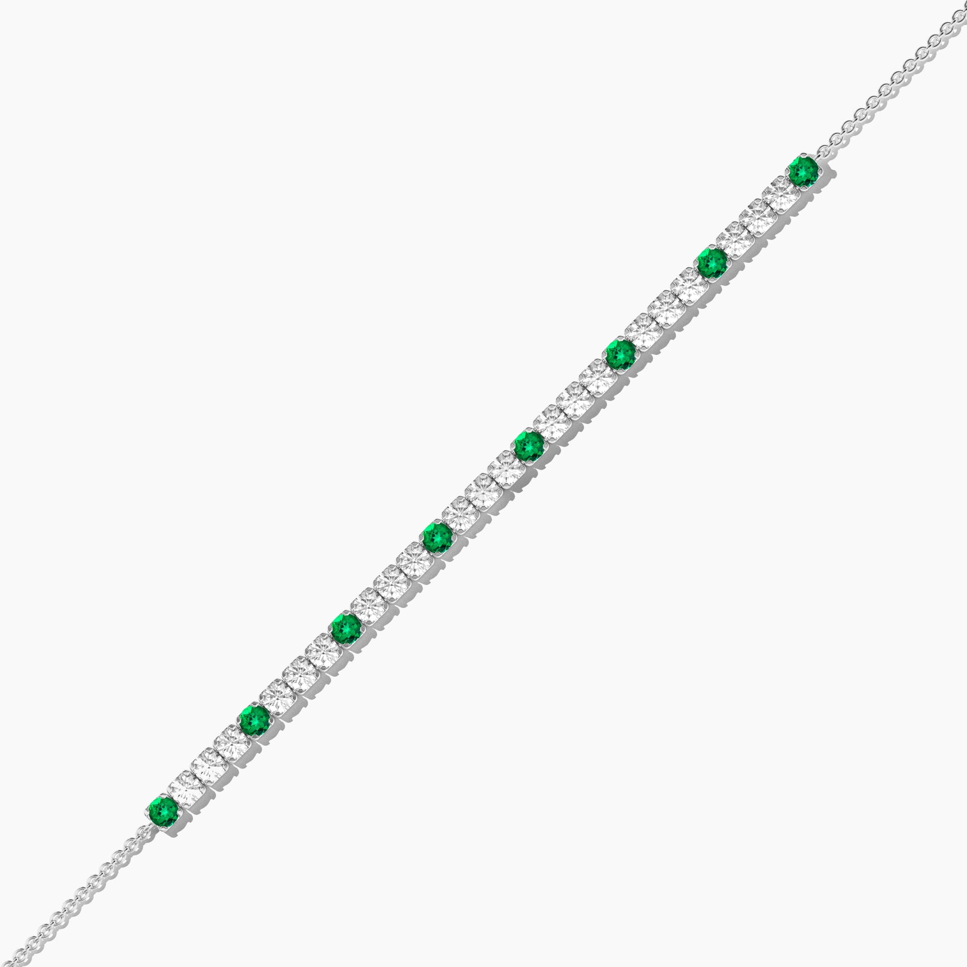Emerald and Diamond Bracelets