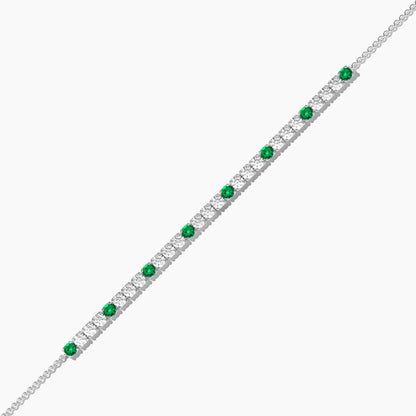 Emerald and Diamond Bracelets