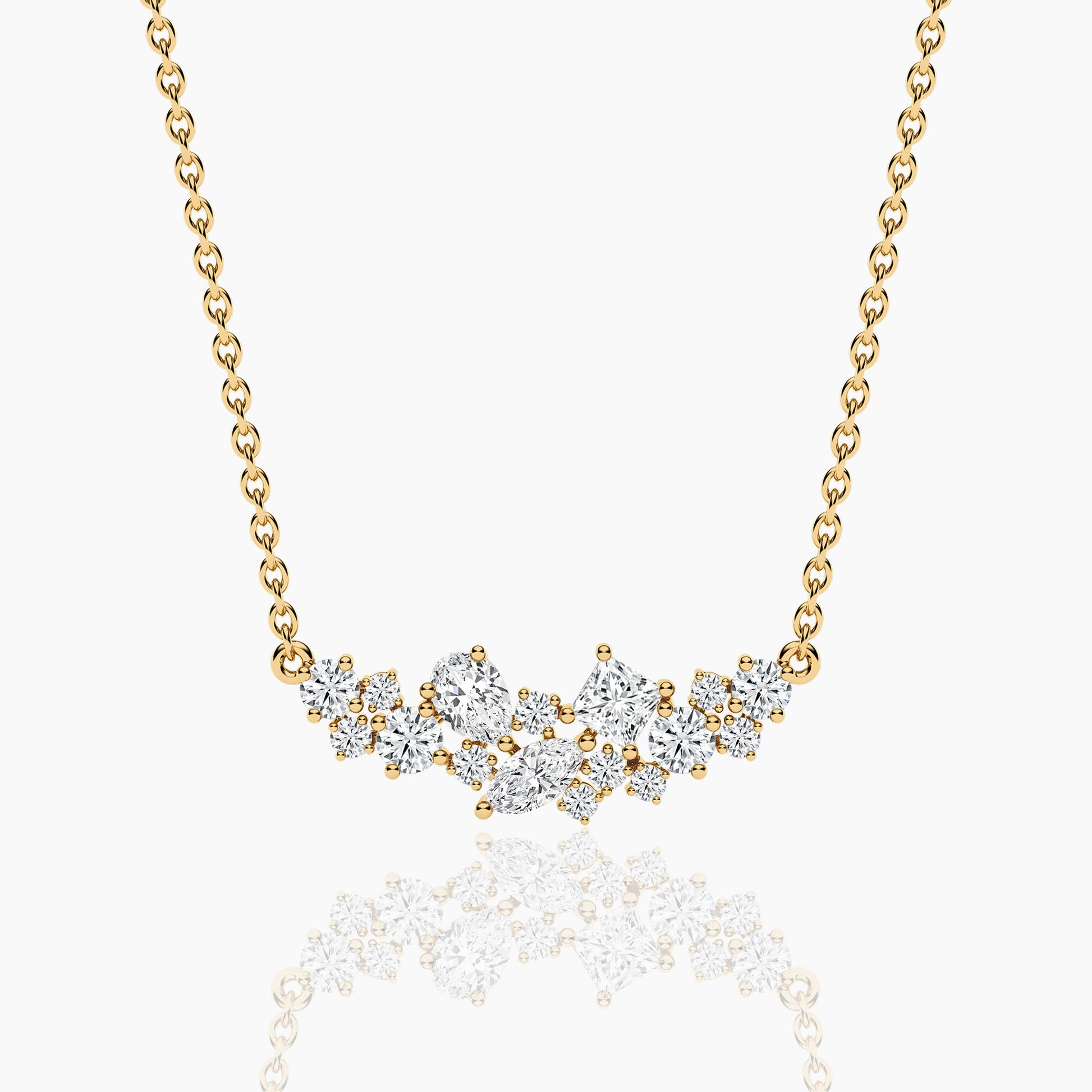 modern diamond necklace designs