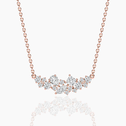 simple diamond necklace