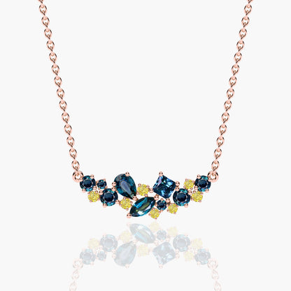 simple diamond necklace​