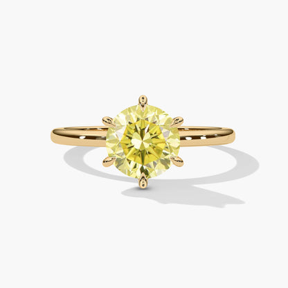 Solitaire ring for women