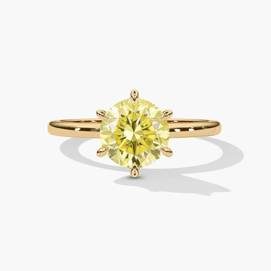Solitaire ring for women