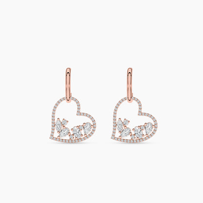silver stone earrings