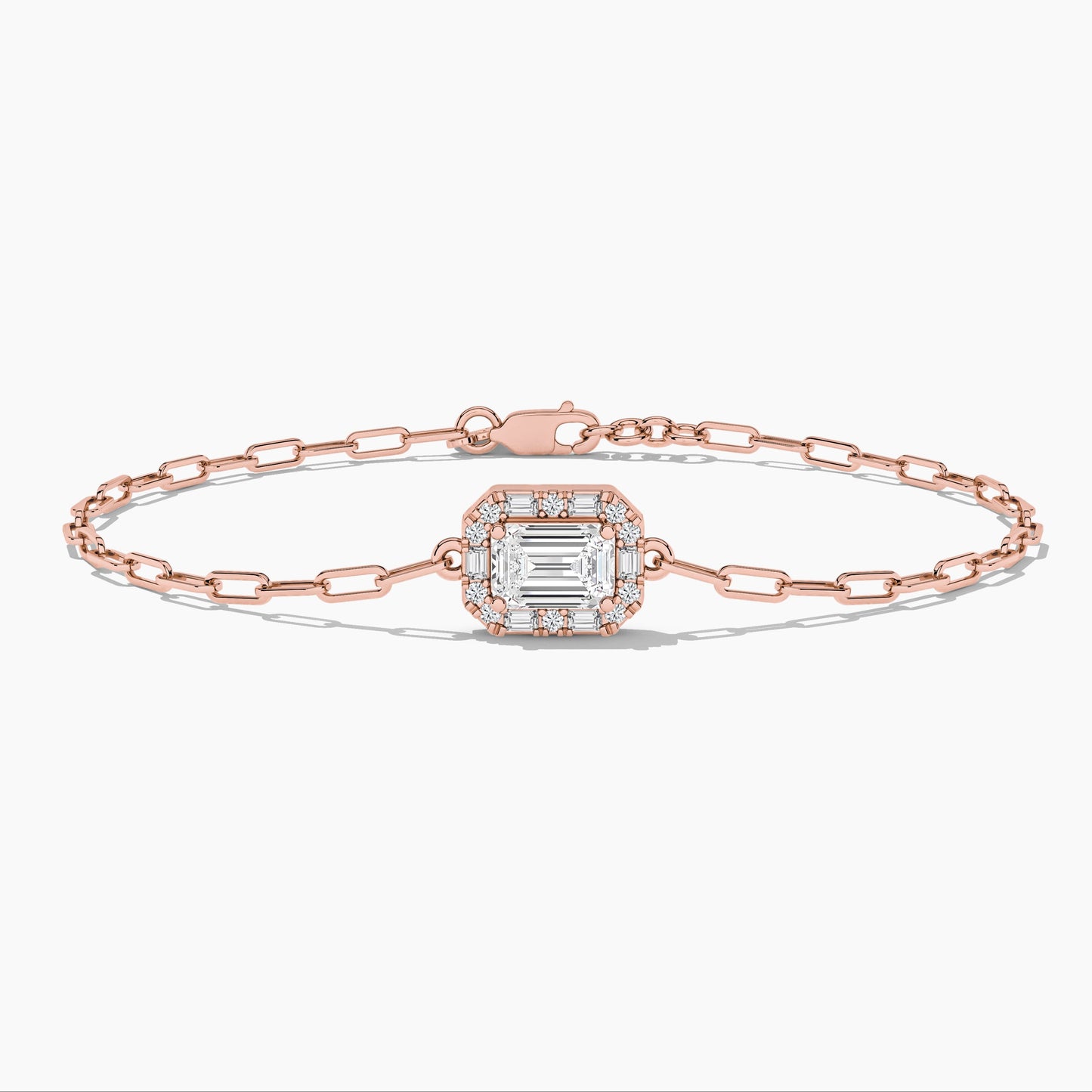 paperclip chain diamond piece