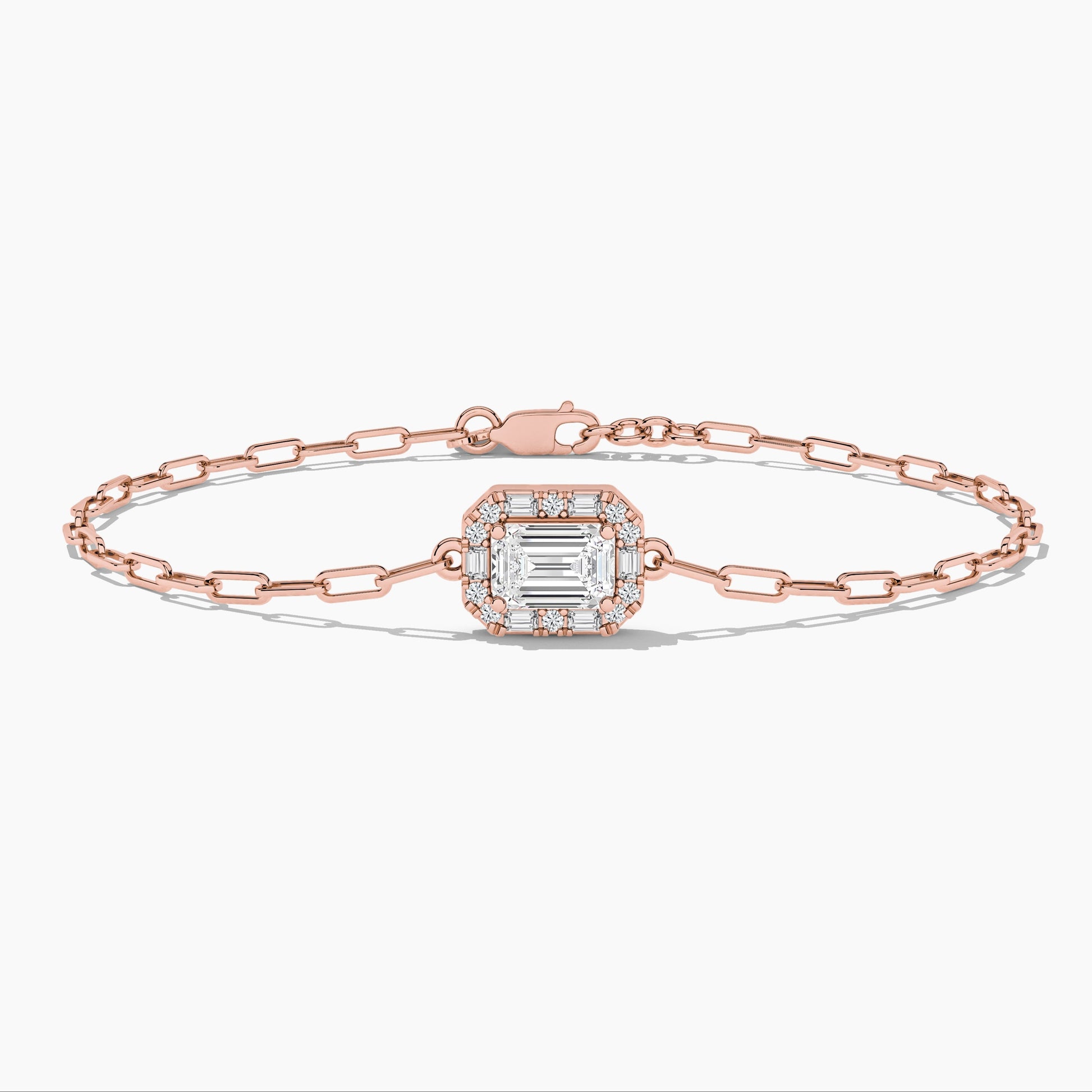 paperclip chain diamond piece