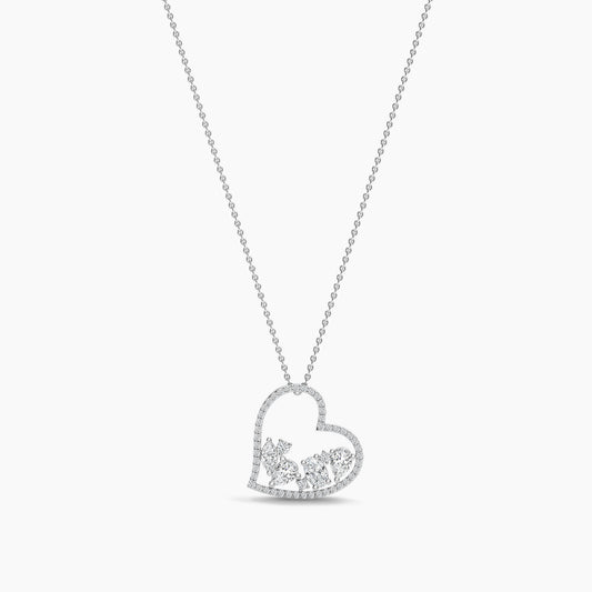 small silver pendant necklace