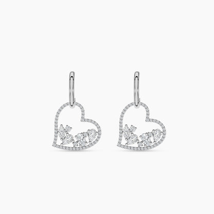 womens silver stud earrings​