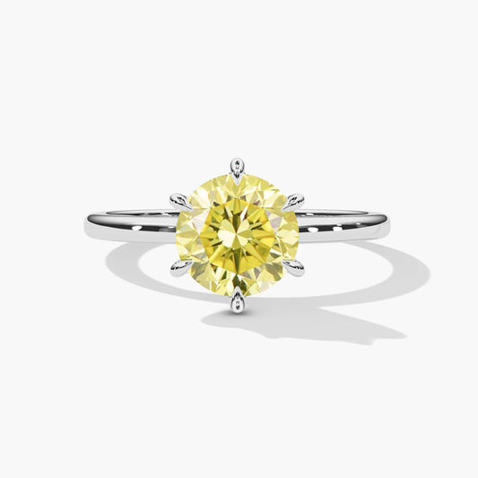Solitaire ring for women