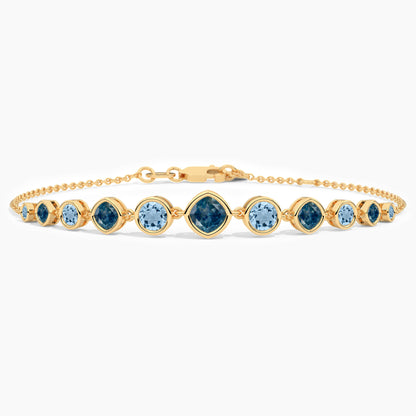 Swarovski blue crystal bracelet