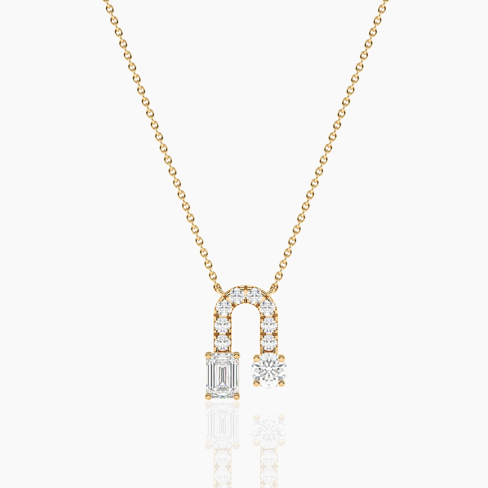 silver diamond pendant