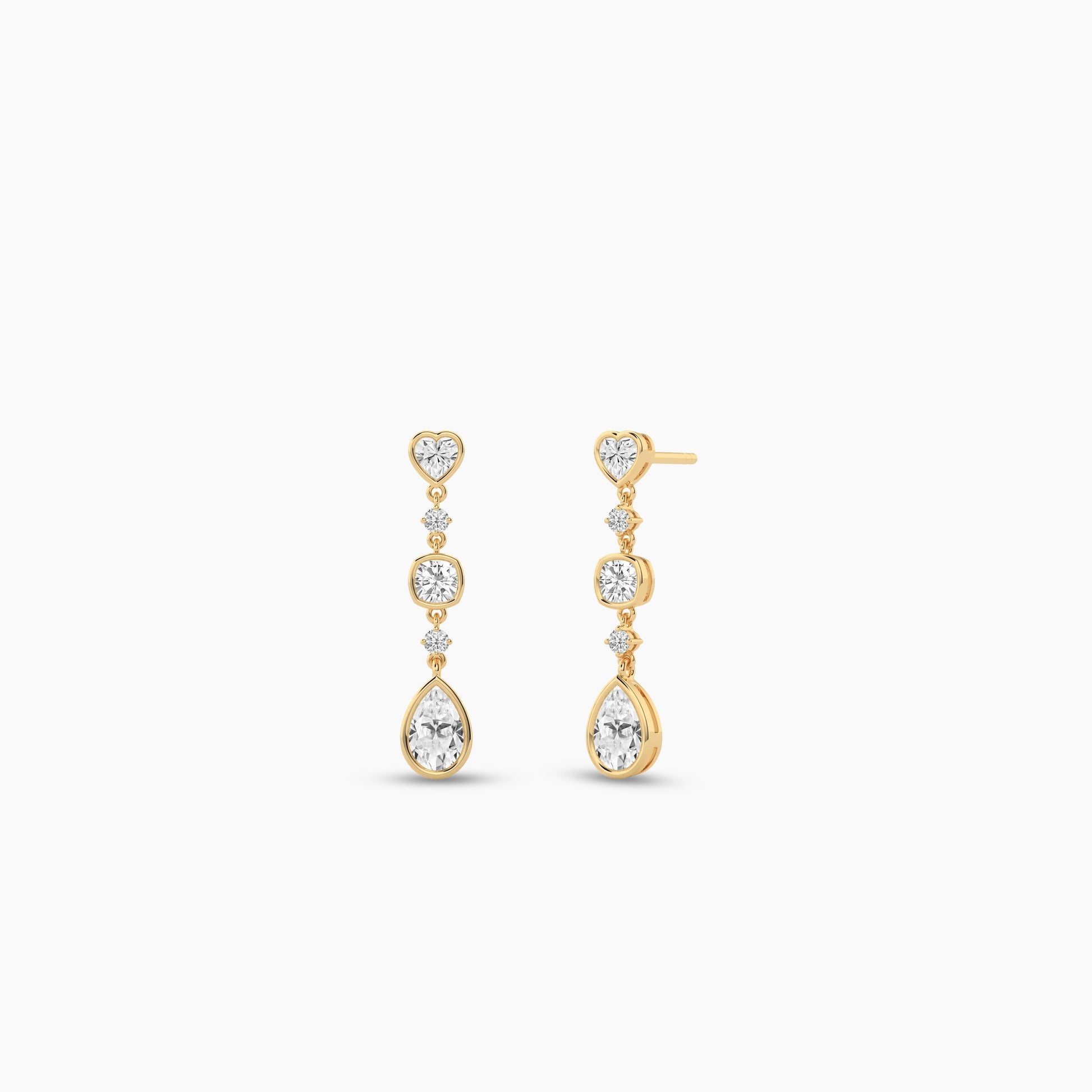 silver dangle earrings