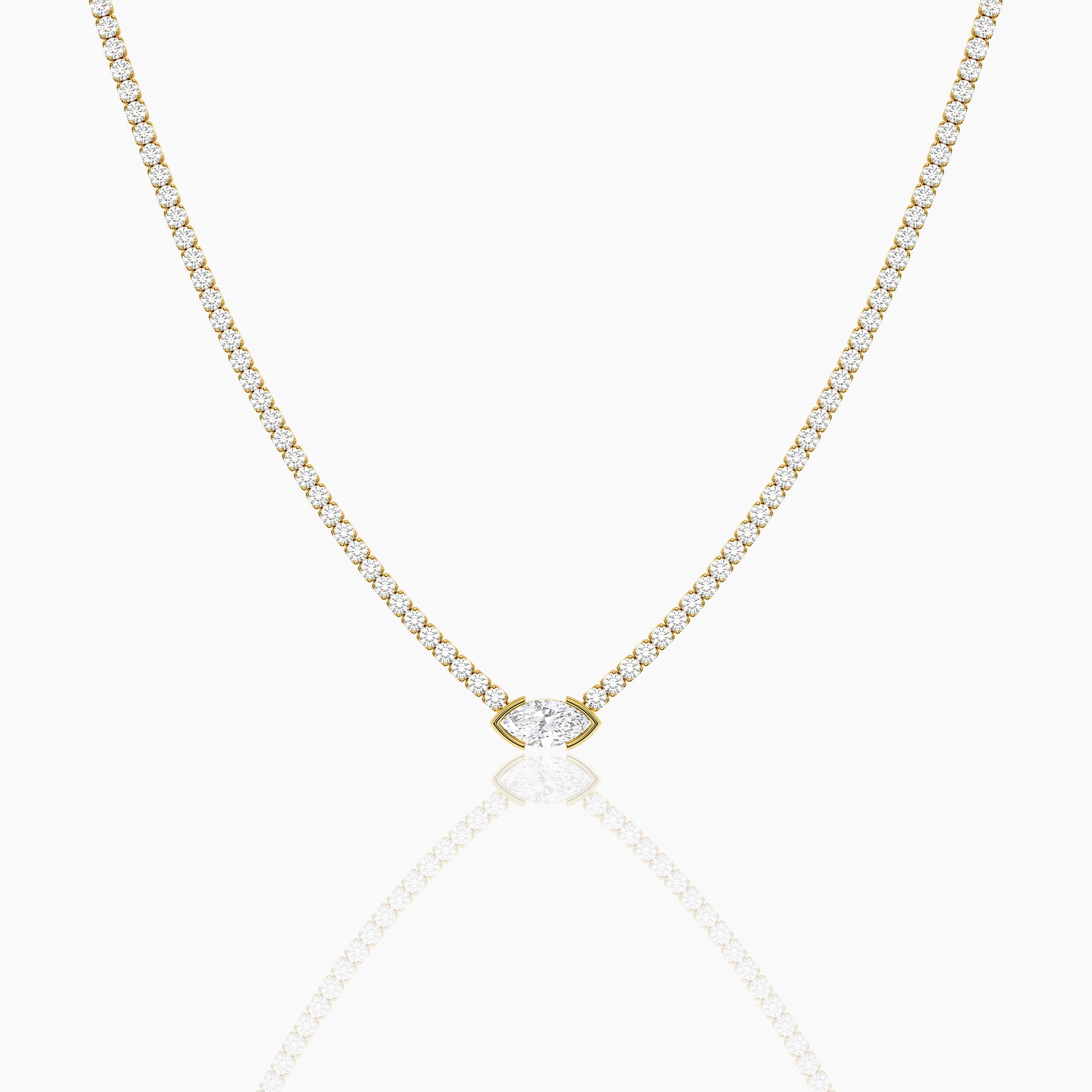 diamond tennis necklace