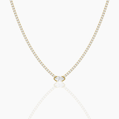 diamond tennis necklace