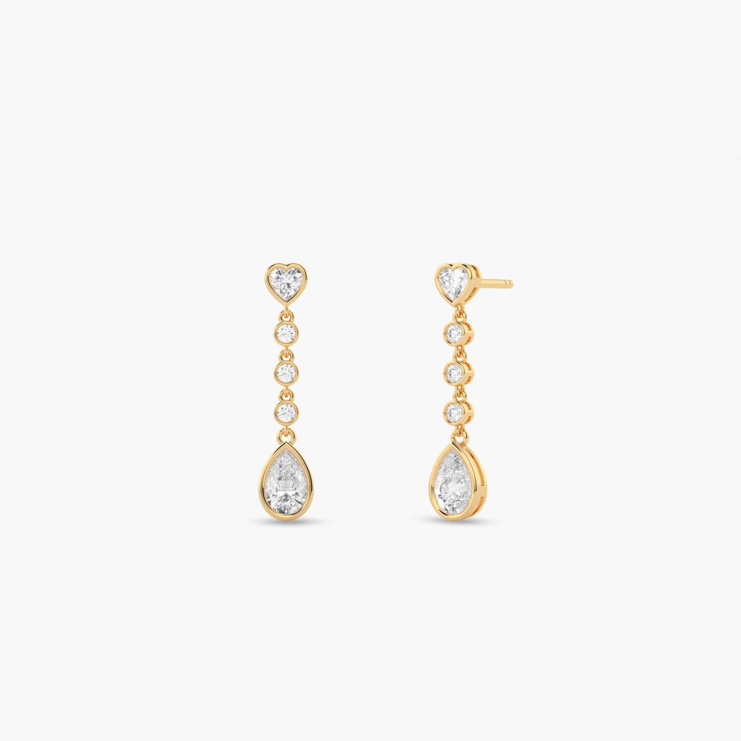 stone earrings long