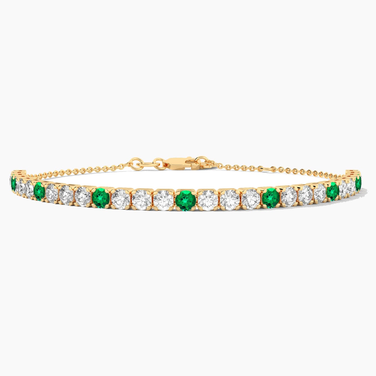 Emerald and Diamond Bracelets