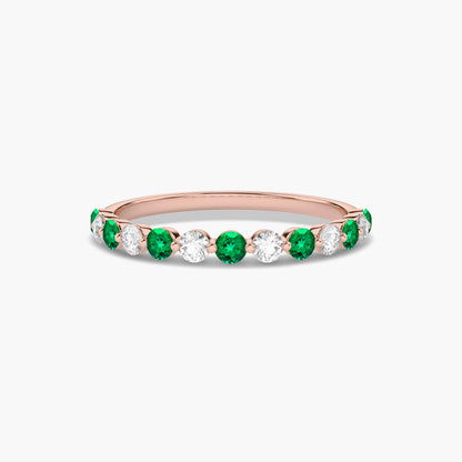 green stone ring