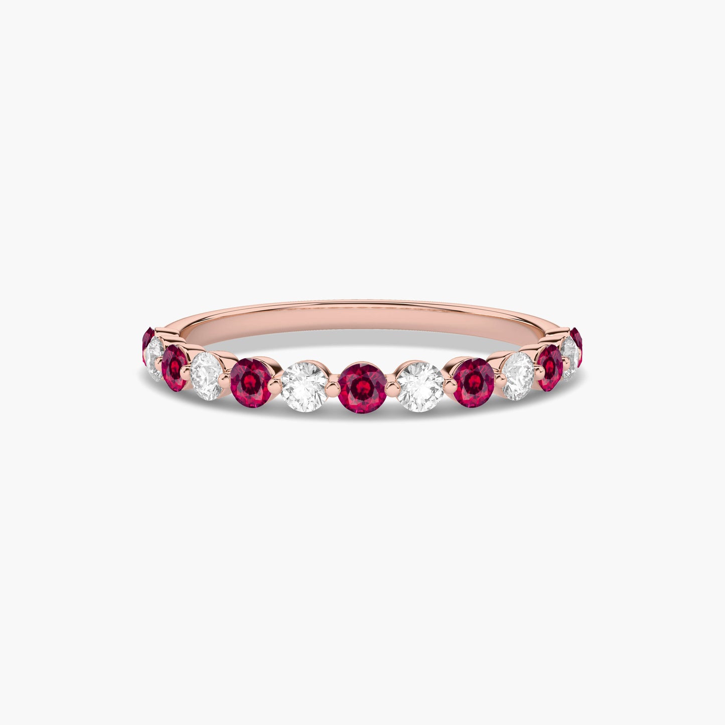 silver ring with ruby stone