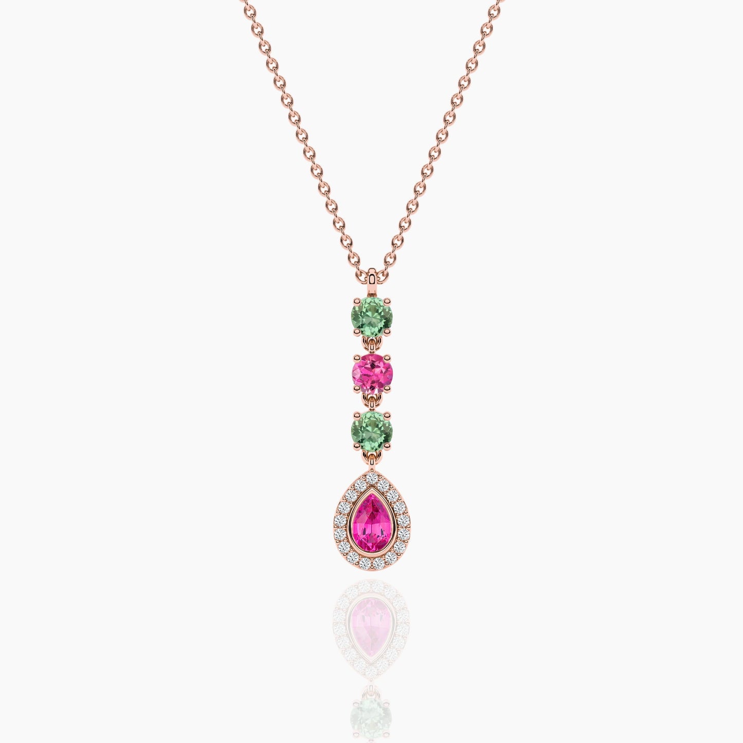 simple diamond necklace