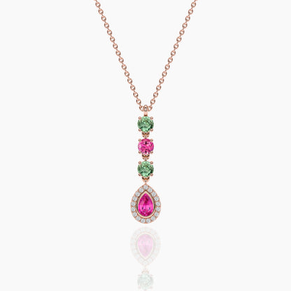 simple diamond necklace