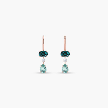 gemstone earrings