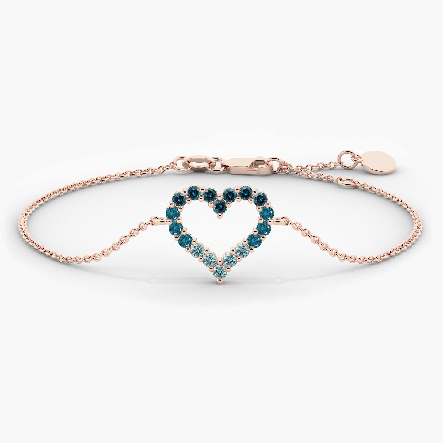 heart chain bracelet